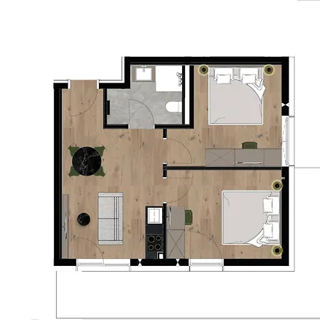 In Kirchberg Near Lift Apartment *